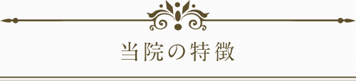 当院の特徴